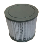 Image of TTI's 1-micron absolute air filter found inside of TTI's rebuildable PowerBreather desiccant breathers.
