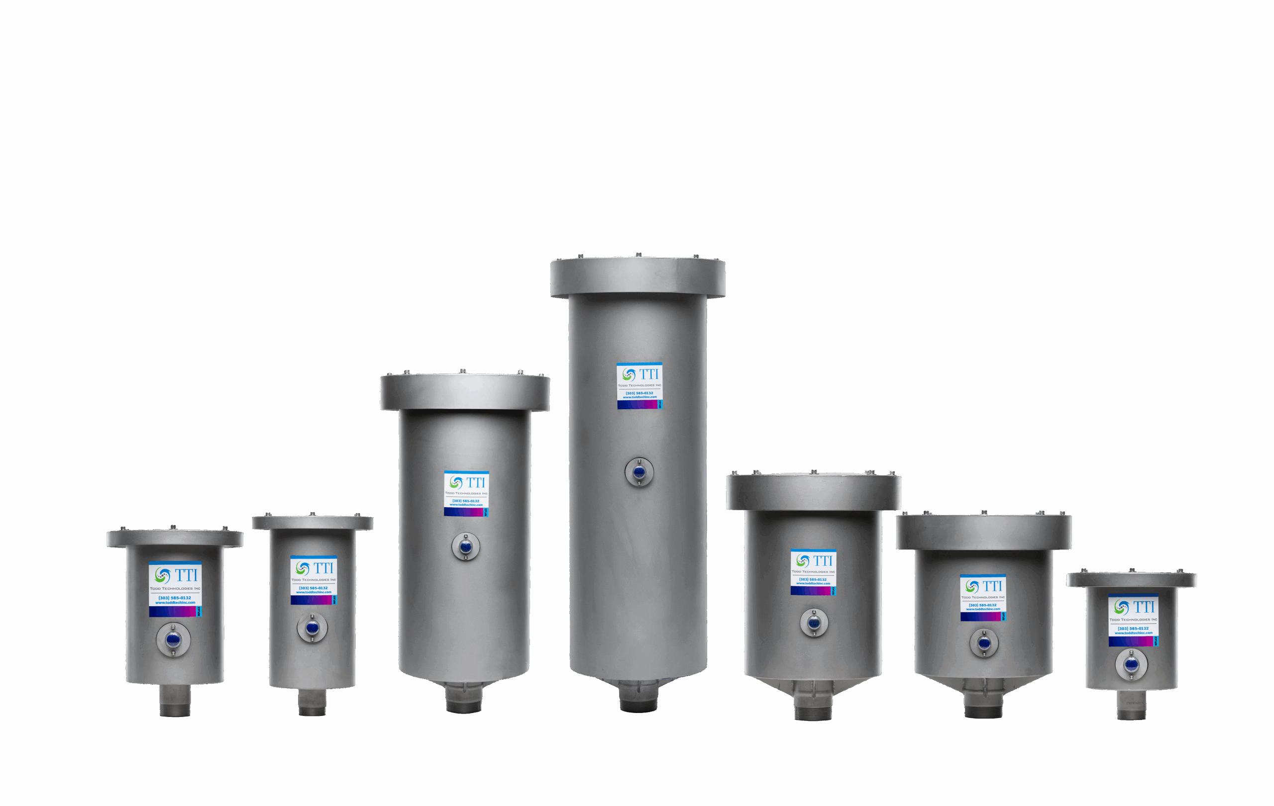 Wiederaufbaubarer PowerBreather™-Trockenmittelentlüfter aus Edelstahl mit orangefarbenem Kieselgel
